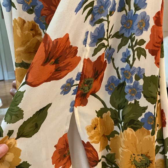 Reformation Juliette Midi Dress, color Formosa - Picture 8 of 11